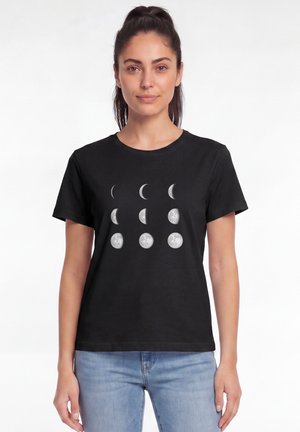 watapparel, MOONPHASES - T-shirt imprimé - black