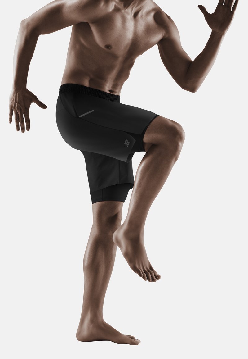 Herren Shirts | CEP kurze Sporthose black/schwarz - KQ49148 Herren Shirts | CEP kurze Sporthose black/schwarz - KQ49148