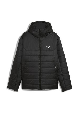 ESSENTIALS WATTIERTE KAPUZEN - Winterjacke - black
