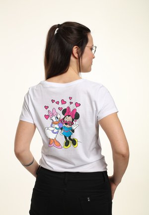 DISNEY CLASSIC MICKEY JUST THE GIRLS - T-shirt imprimé - white