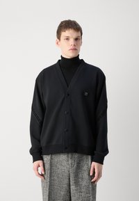 HUGO DEQUILOS - Zip-up sweatshirt - black