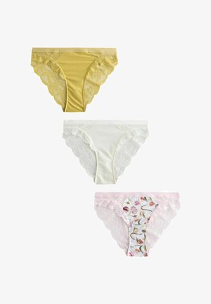 Next, REGULAR FIT - KNICKERS 3 PACK . - Trusser - tulip print green cream