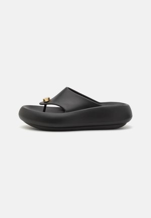SPLASH PLATFORM - Sandalias de dedo - black
