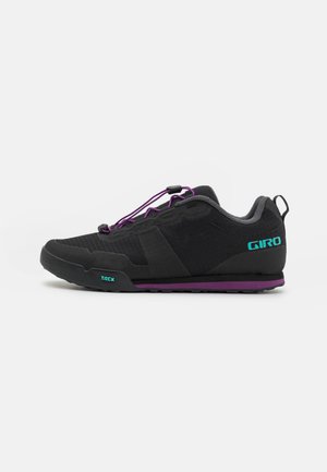 Giro TRACKER FASTLACE  - Cycling shoes - black/throwback purple