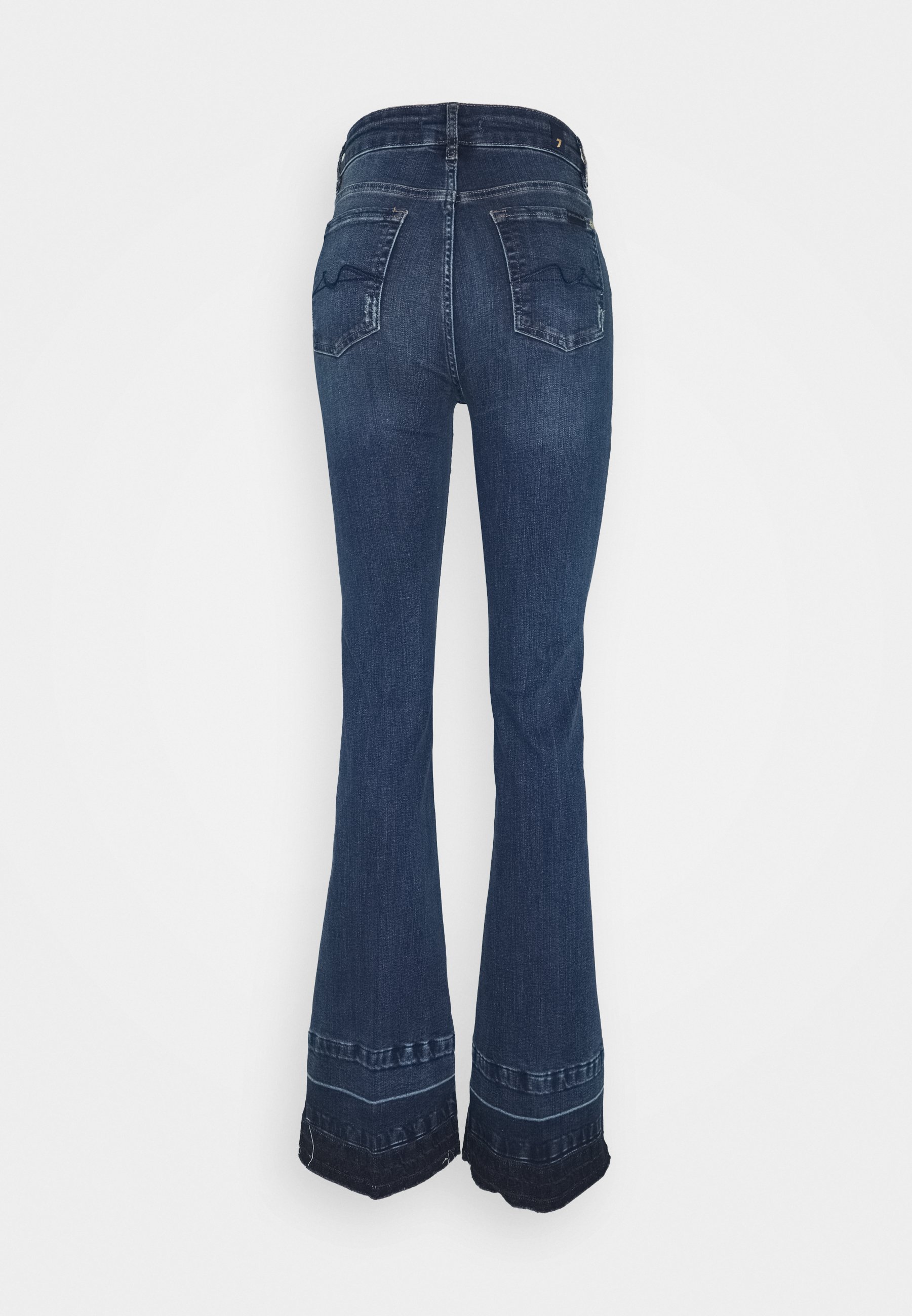 7 for all mankind LISHA UNROLLED Flared jeans dark blue ORANGE Flared jeans Victoria Beckham Jeans - Dameklær er billig