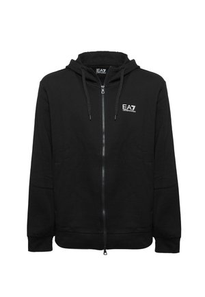 EA7 Emporio Armani Felpa con cappuccio - black