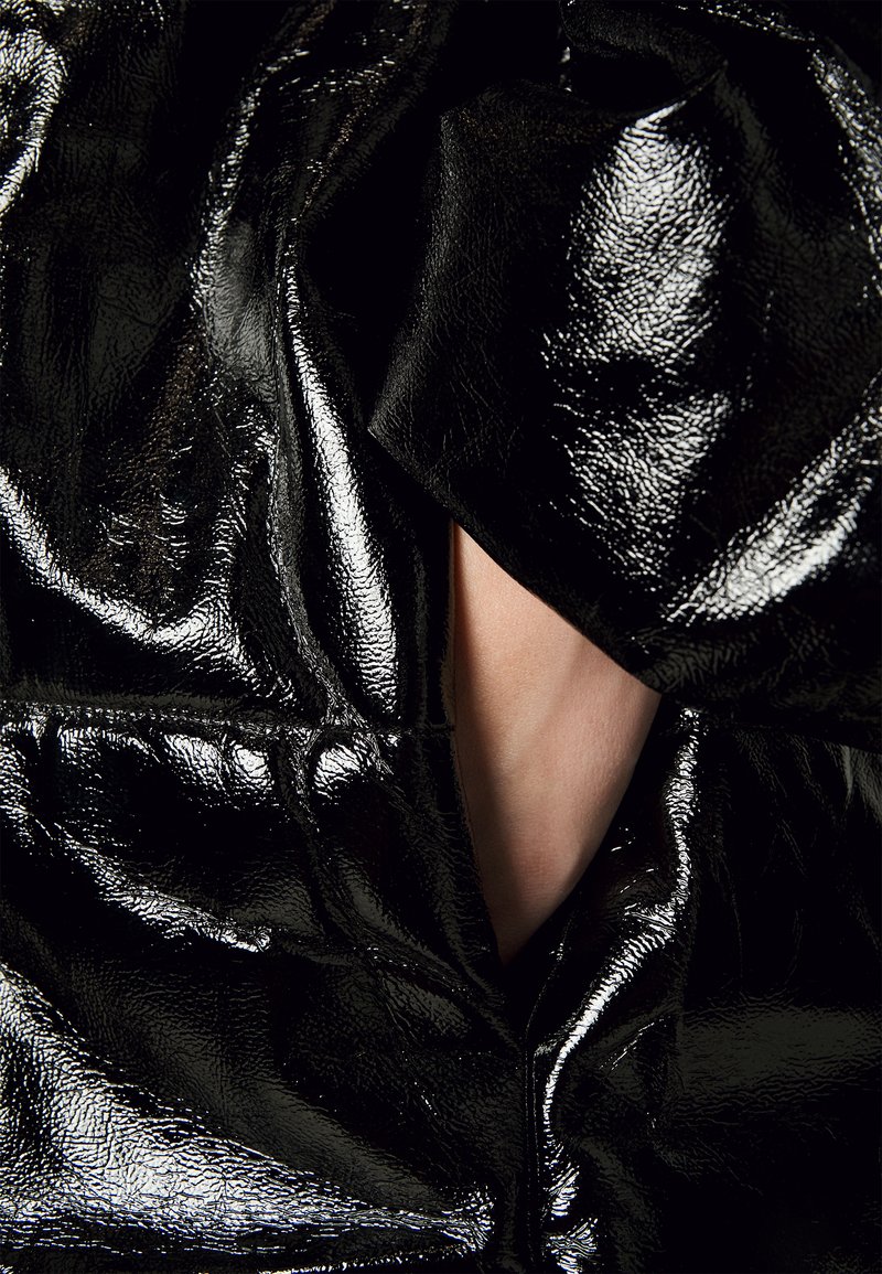 proenza schouler white label faux leather puffer trench coat