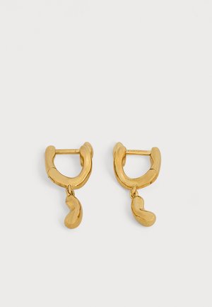 Maria Black, WHIRL DROP HUGGIE - Oorbellen - gold-coloured