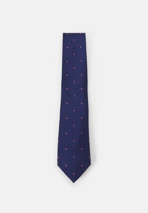 SPACED OUT GEO TIE - Kaklaraištis - navy