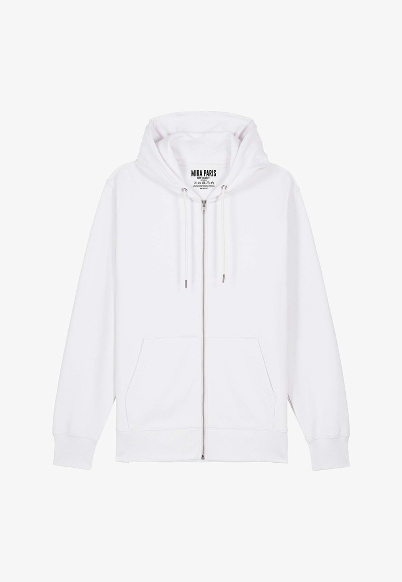 Mira Paris POUR LA VIE BACK PRINT - Felpa con zip - white