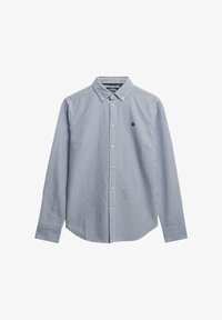 No seleccionado, azure blue stripe oxford