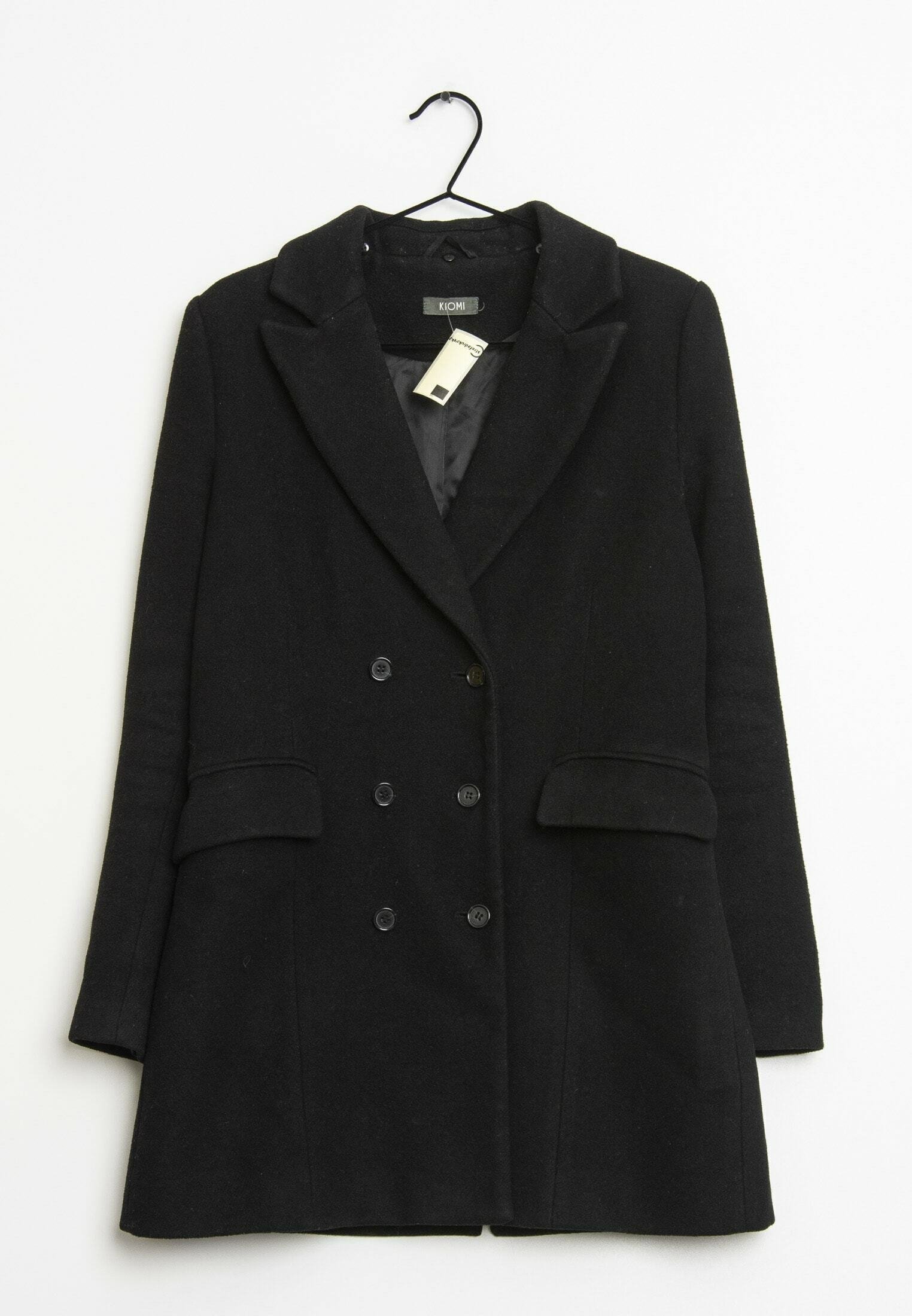 KIOMI Mantel - black/zwart - (Pre-owned) - Zalando.nl