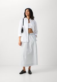 Ecoalf SKIRT WOMAN - A-vonalú szoknya - light grey