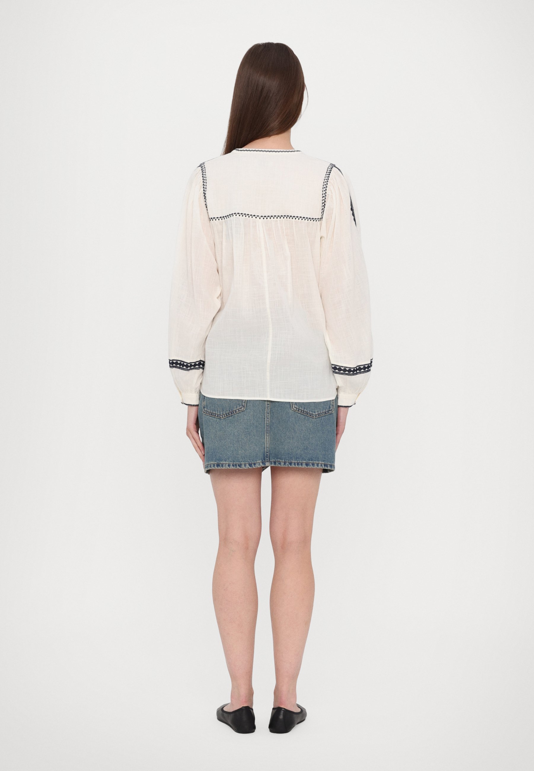 Zadig & Voltaire TIGY KOZAK - Blouse - judo/white - Zalando