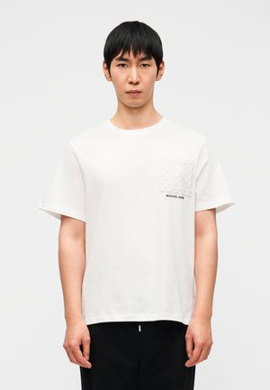 SIGNATURE TEE - Camiseta estampada - white
