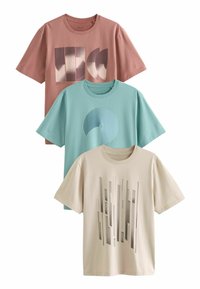 Next SMART PASTEL  3 PACK. - REGULAR FIT - T-shirts print - multi