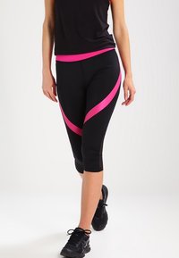 Even&Odd active - Pantalon 3/4 de sport - black Image miniature 1