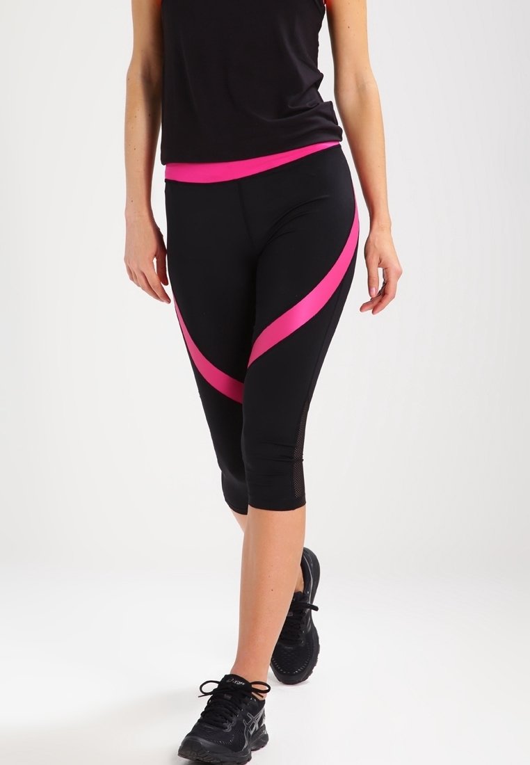 Even&Odd active - Pantalon 3/4 de sport - black, Agrandir