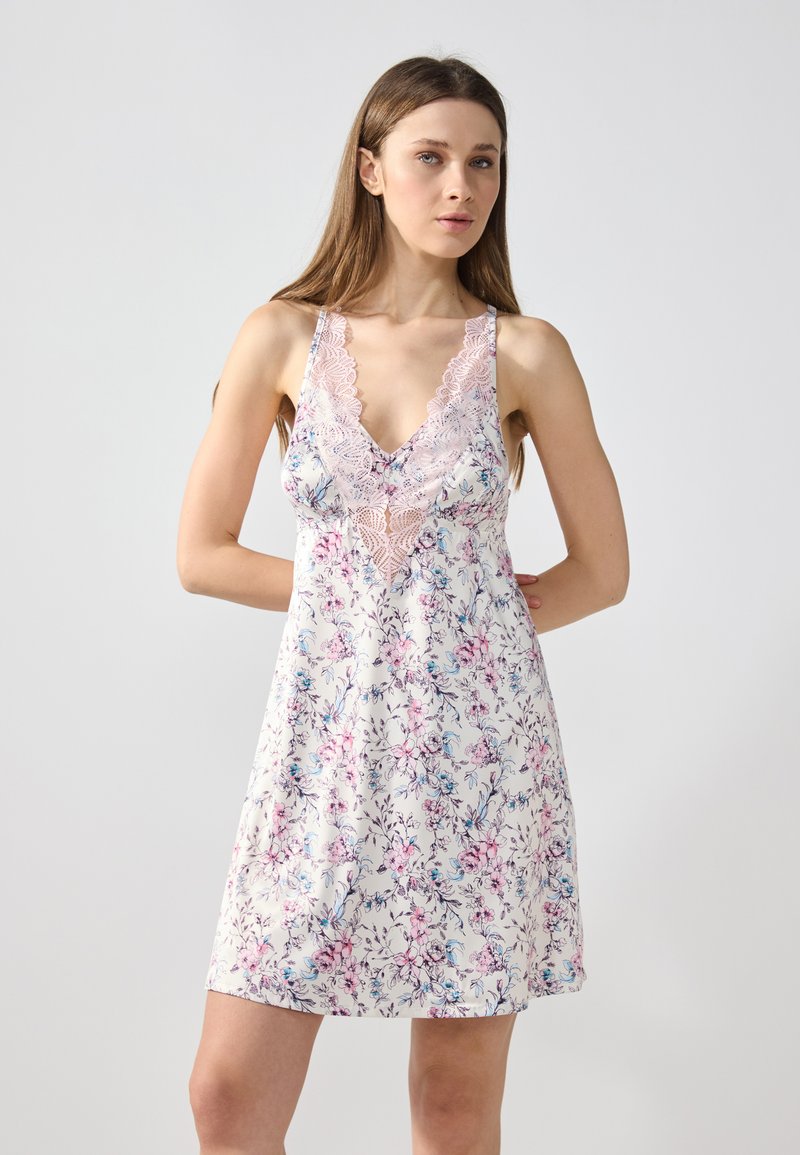 Anna Field by Zalando - Spalna srajca - white/pink, Povečajte