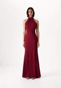 WAL G TALL HALTER NECK MAXI DRESS - Kokteilinė suknelė / vakarėlių suknelė - berry wine