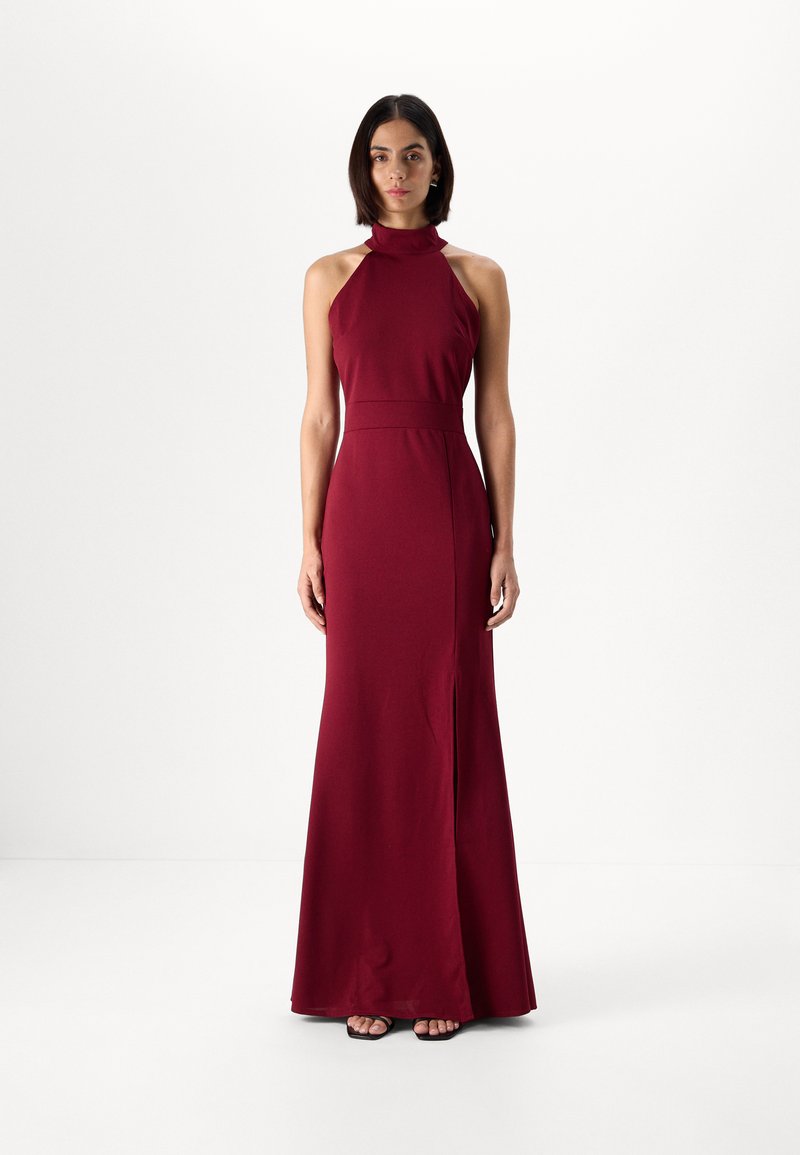 WAL G TALL HALTER NECK MAXI DRESS - Kokteilinė suknelė / vakarėlių suknelė - berry wine