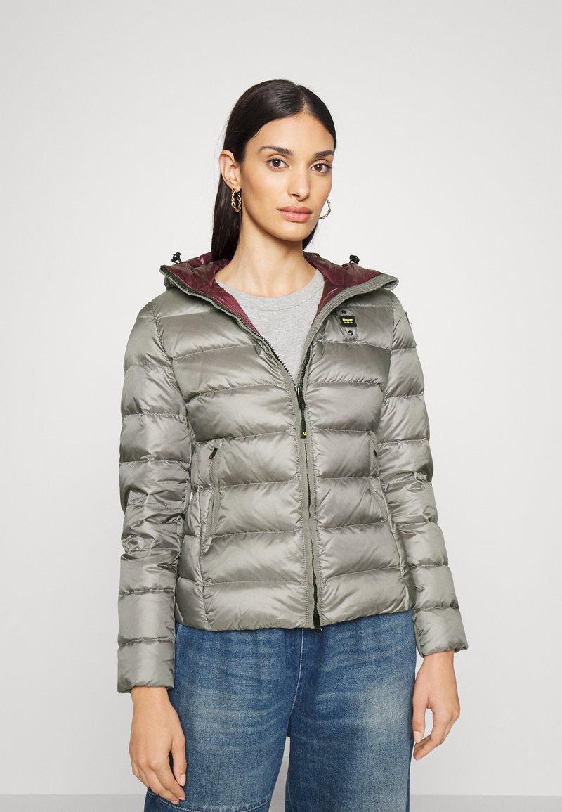 Blauer BASIC HOODED JACKET Down jacket grey Zalando.ie