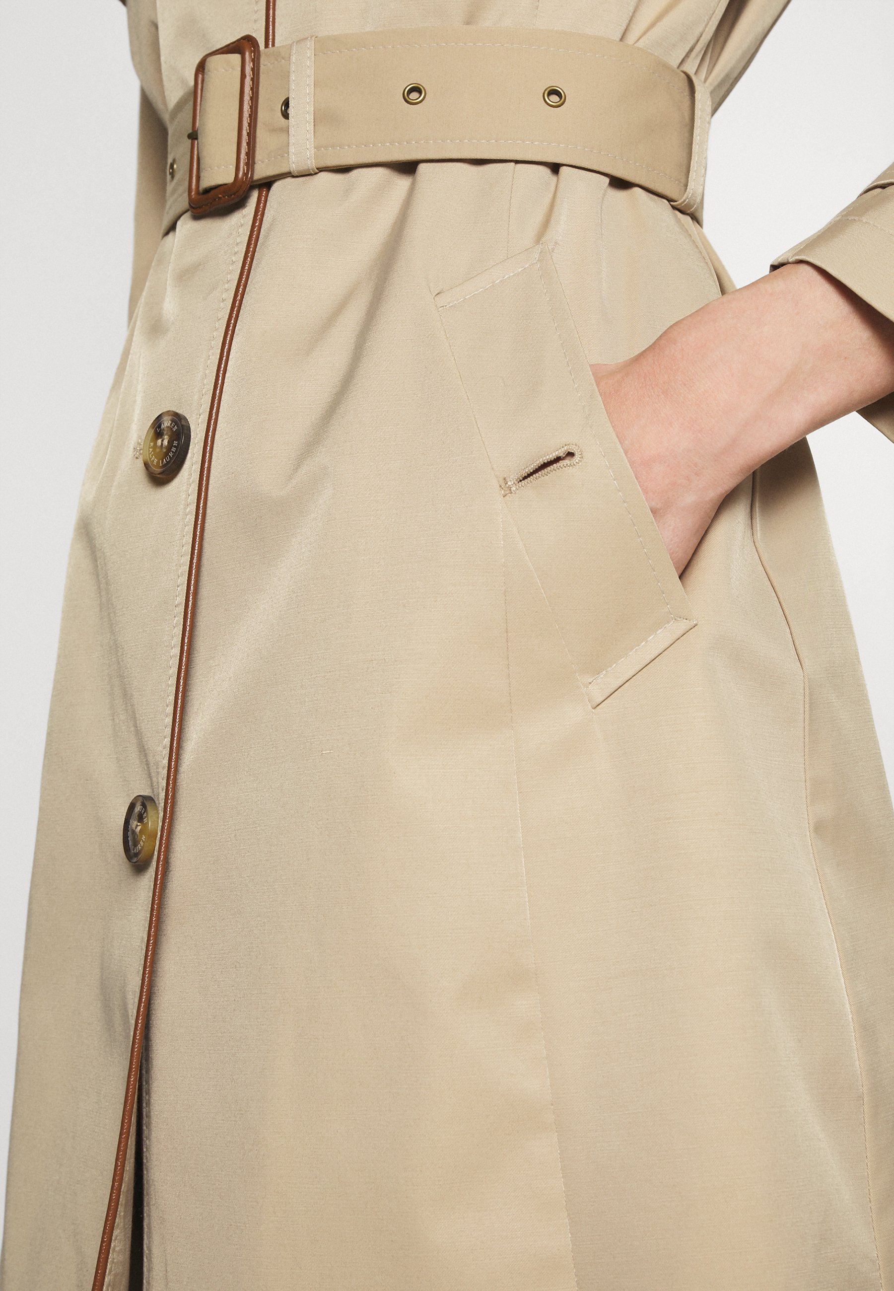 Lauren Ralph Lauren MAXI - Gabardina - beige - Zalando.es