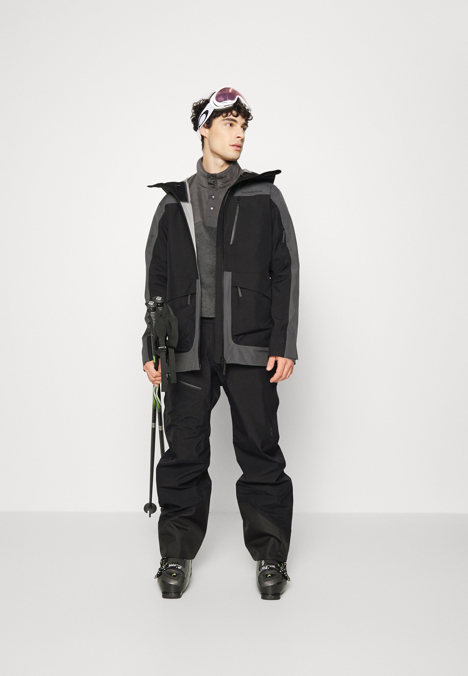 Peak Performance VERTICAL 3 L JACKET - Giacca da sci - motion grey/grigio -  Zalando.it