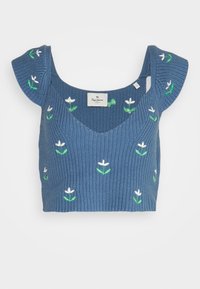 GREER - Printtipaita - blue
