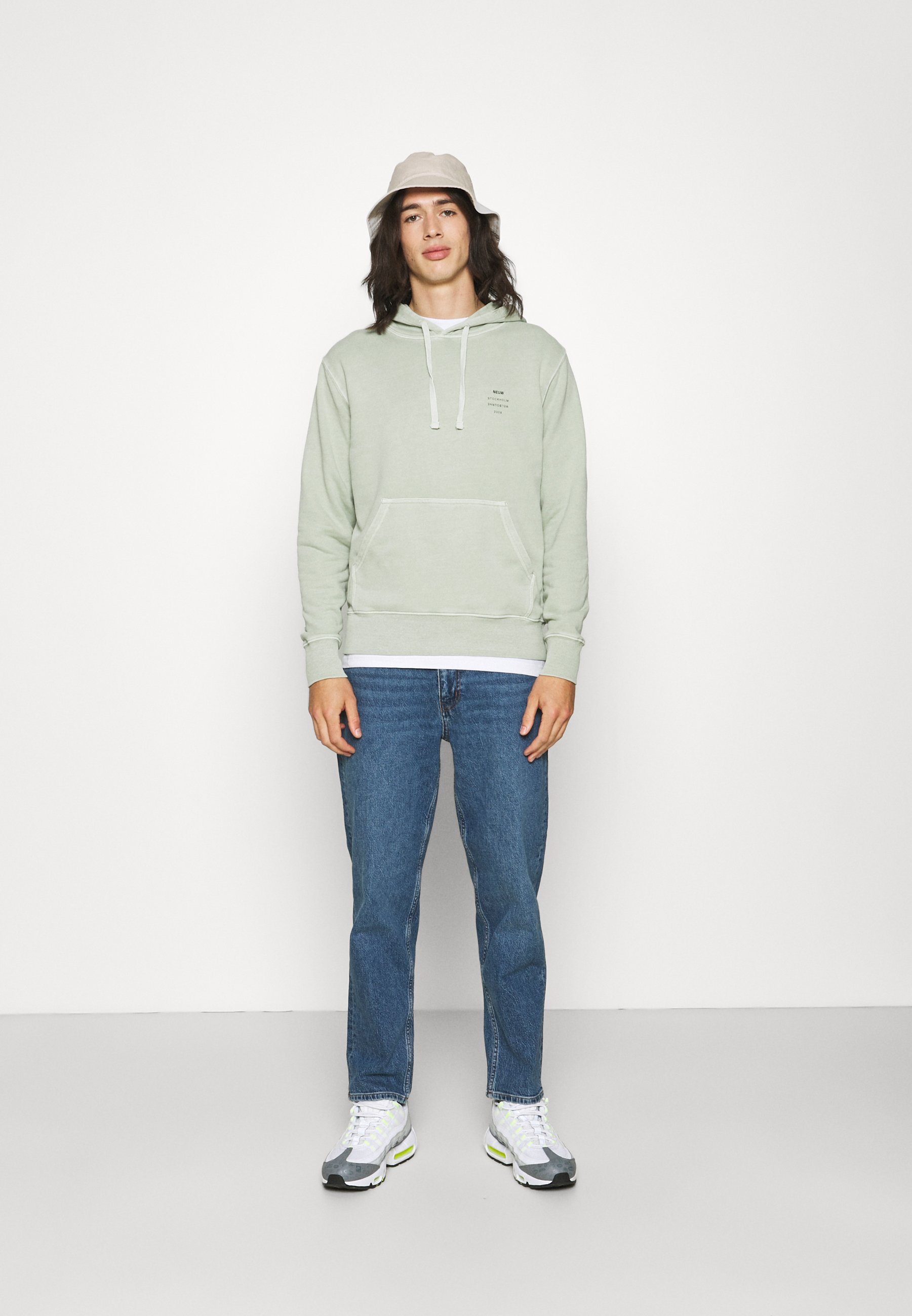 Neuw HOOD - Hoodie - washed sage/taupe 