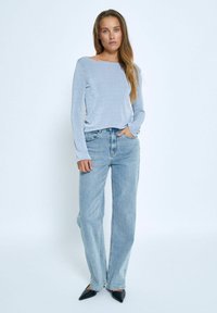 Desires BOB BOATNECK - Tops ar garām piedurknēm - lavender lustre blue