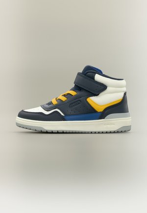 Geox, WASHIBA BOY - Zapatillas altas - navy/yellow