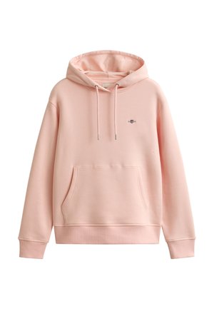 GANT SHIELD HOODIE - Mikina s kapucí - apricot pink