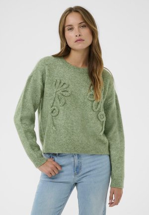 MELANIA - Pulóver - sea spray melange