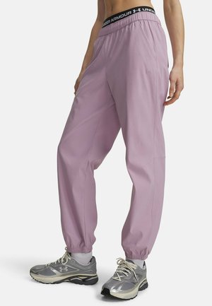 Under Armour, UNSTOPPABLE WVN JOGGER - Долнище на анцуг - mauve pink