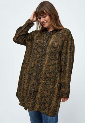 PCGISELLE - Overhemdblouse - tobacco brown pr