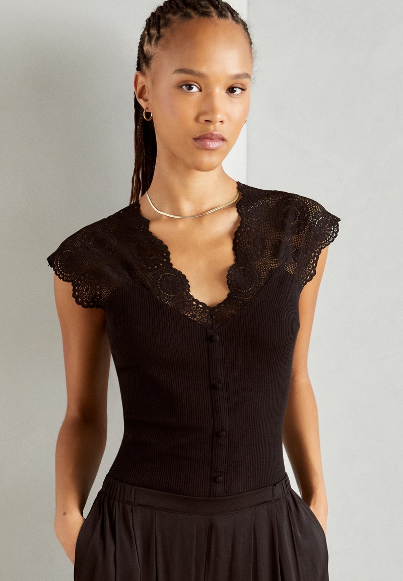 Morgan DELOR - Blūze - noir