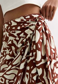 New Look SHELL PRINT TIE FRONT SARONG - Gonna lunga - brown pattern