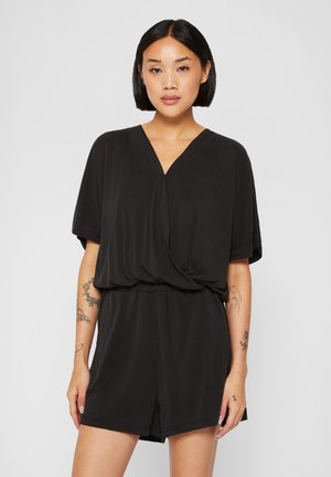 Urban Classics LADIES SHORT MODAL JUMPSUIT - Salopetă - schwarz