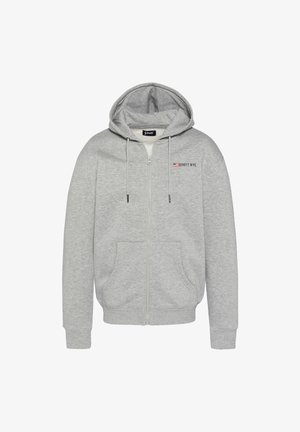 Schott, Sweat zippé - gris chiné