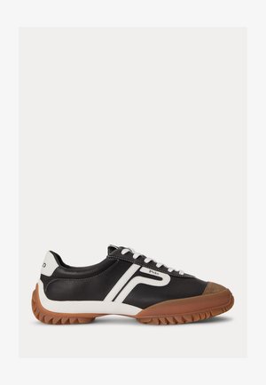 Polo Ralph Lauren, TREAD LOW TOP LEATHER SNEAKER - Αθλητικά παπούτσια - black/deckwash white