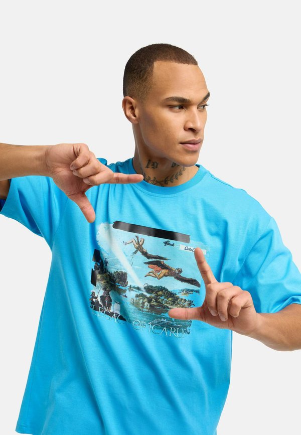 UNISEX - Print T-shirt - blau4