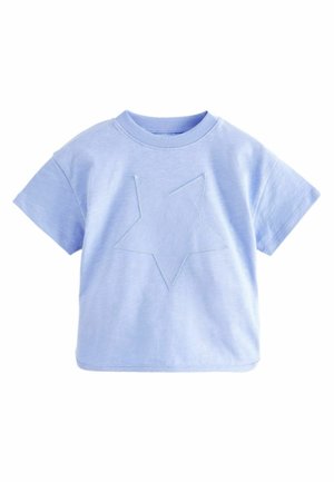 SHORT SLEEVE APPLIQUÉ - REGULAR FIT - T-shirt med print - blue