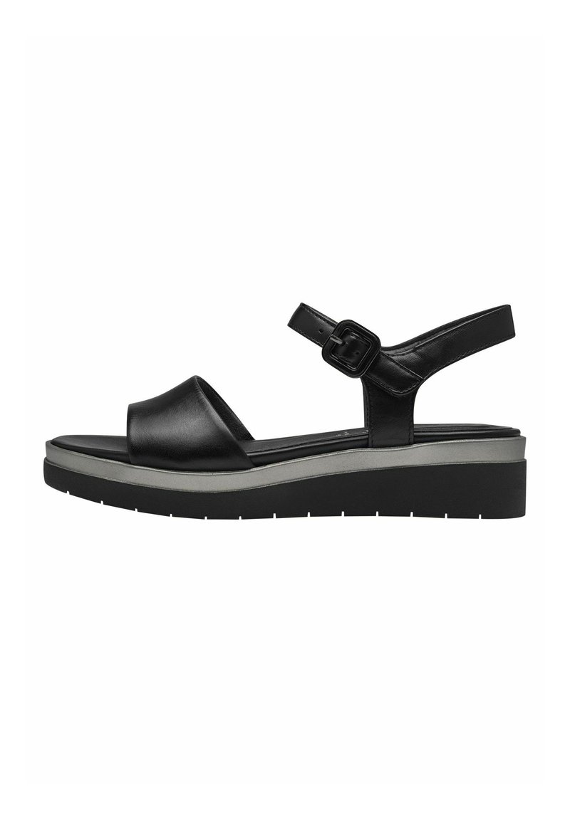 Tamaris Sandales compensées - black uni