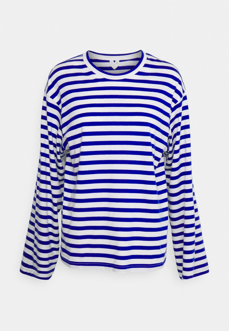 Damen T-Shirts | ARKET Langarmshirt navy/white/dunkelblau - CH37315 Damen T-Shirts | ARKET Langarmshirt navy/white/dunkelblau - CH37315