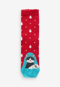 Next CHRISTMAS PATTERN 4 PACK.  REGULAR FIT - Strømper - nativity cats