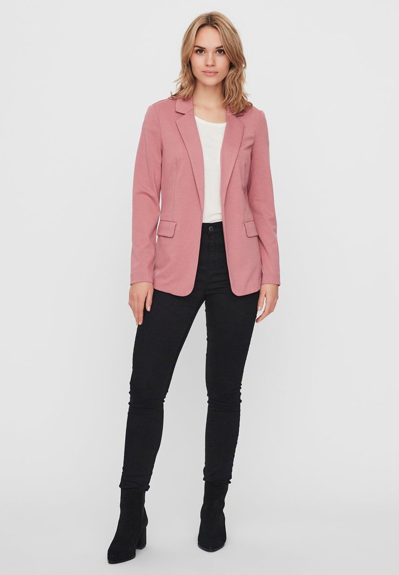 Uhøfligt leder med uret Vero Moda VMNINA BOX - Blazer - mesa rose/ljusrosa - Zalando.se