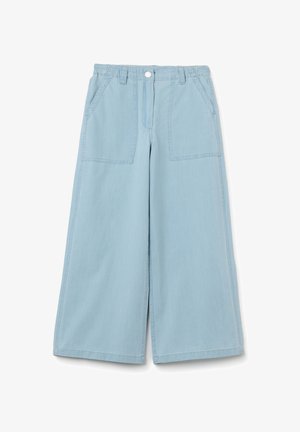 OVS WIDE LEG - Straight leg jeans - light blue