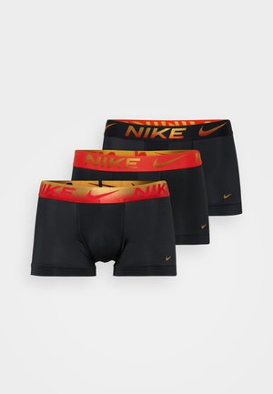 TRUNK 3 PACK - Úzke boxerky - black/red/gold-coloured