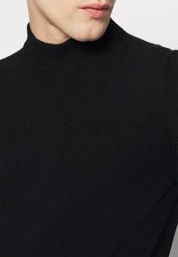 Wool & Co MOK NECK  - Camisola - nero